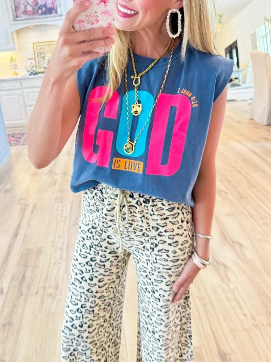 God is Love Muscle Tee