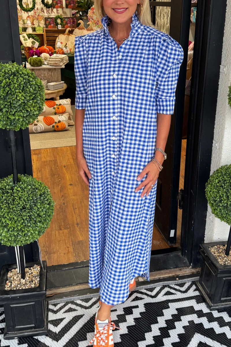 Nina Gingham Dress