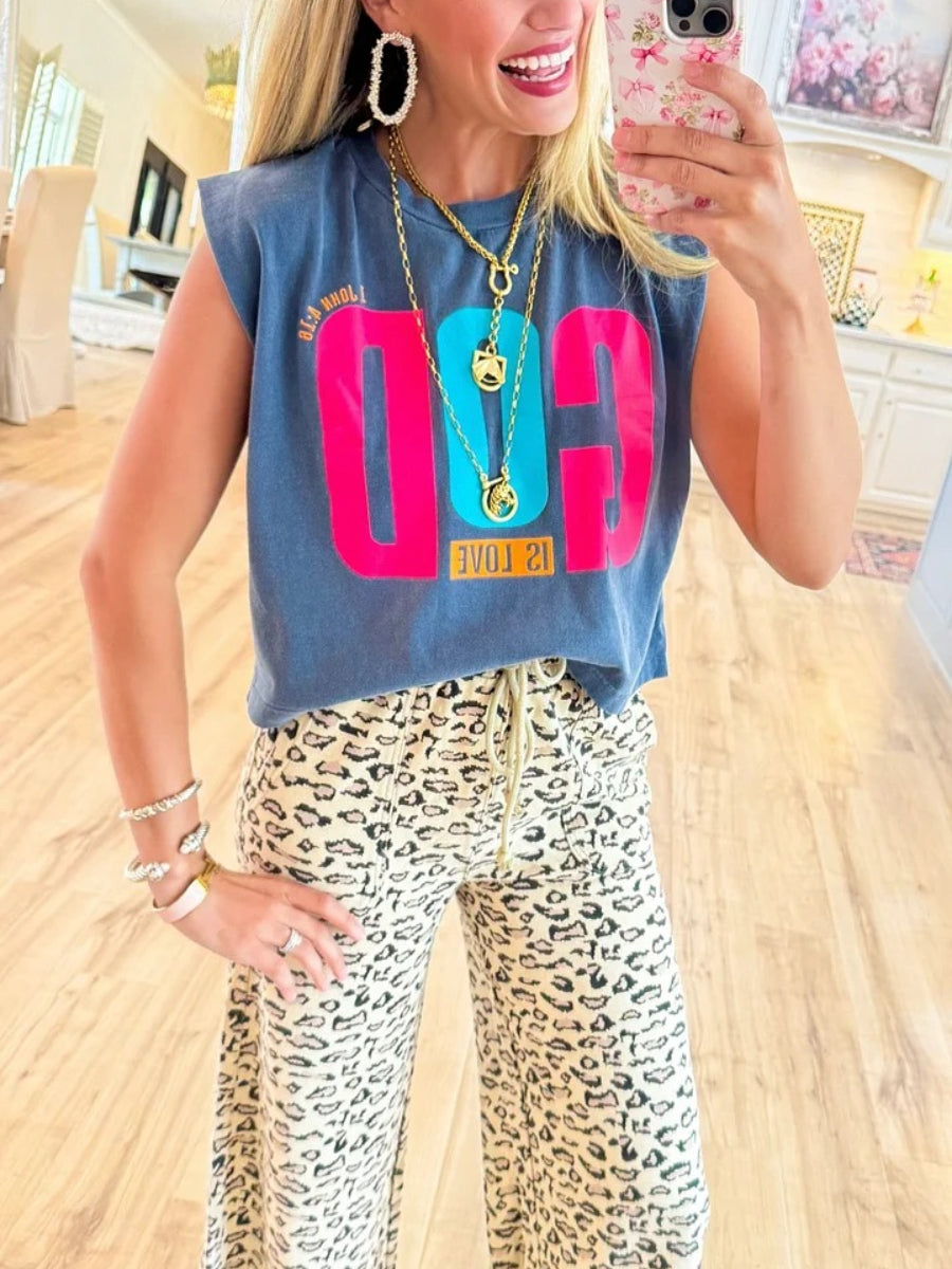 God is Love Muscle Tee