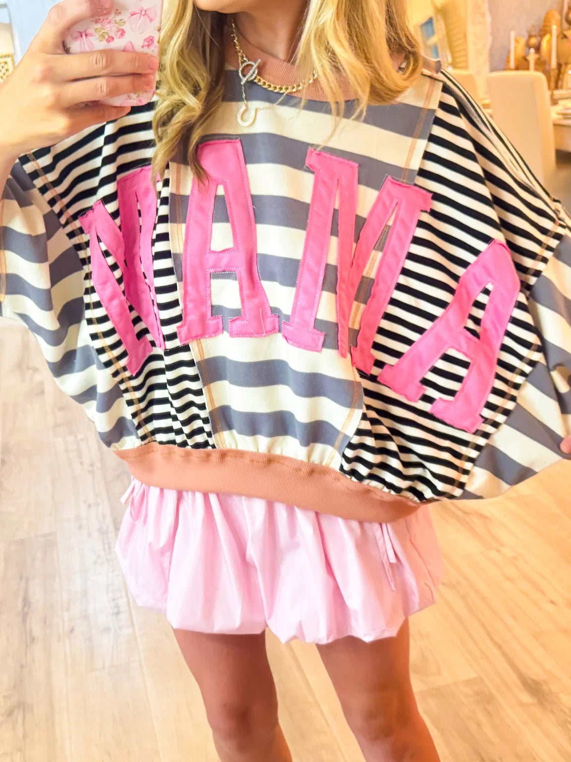 Multi Color Mama Mix Match Top