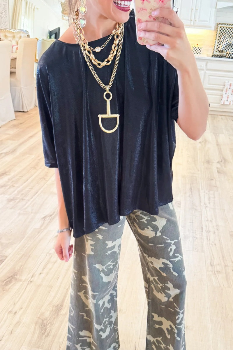 Camo High Waisted Wide Leg Pants