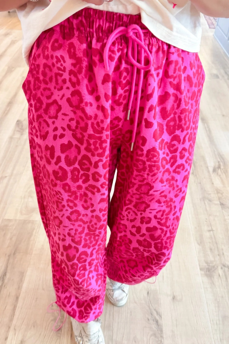 Alright y'all ready for some football Graphic Muscle Tee+Leopard Joggers