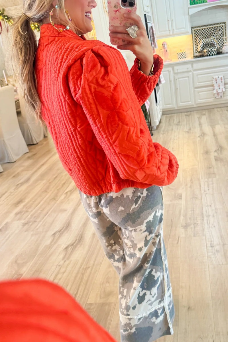 Faded Olive Washed Terry Camo Pants