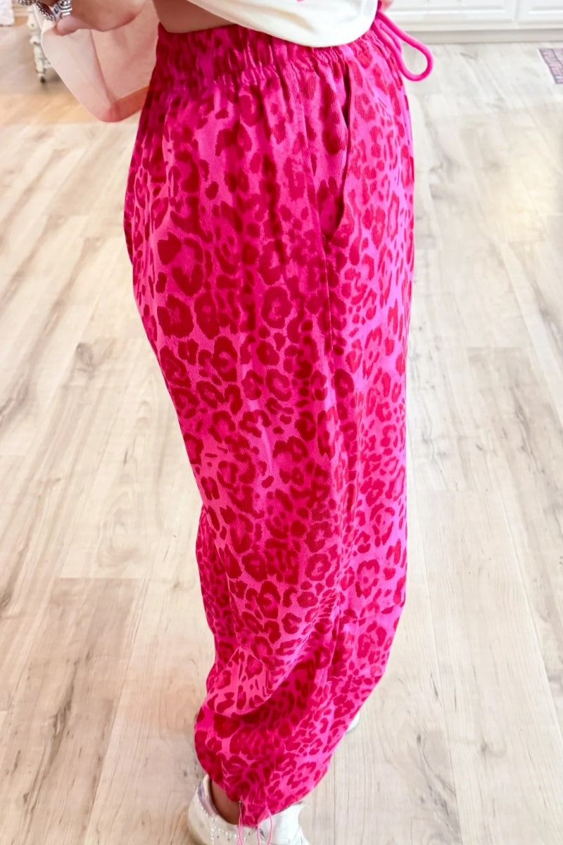 Alright y'all ready for some football Graphic Muscle Tee+Leopard Joggers