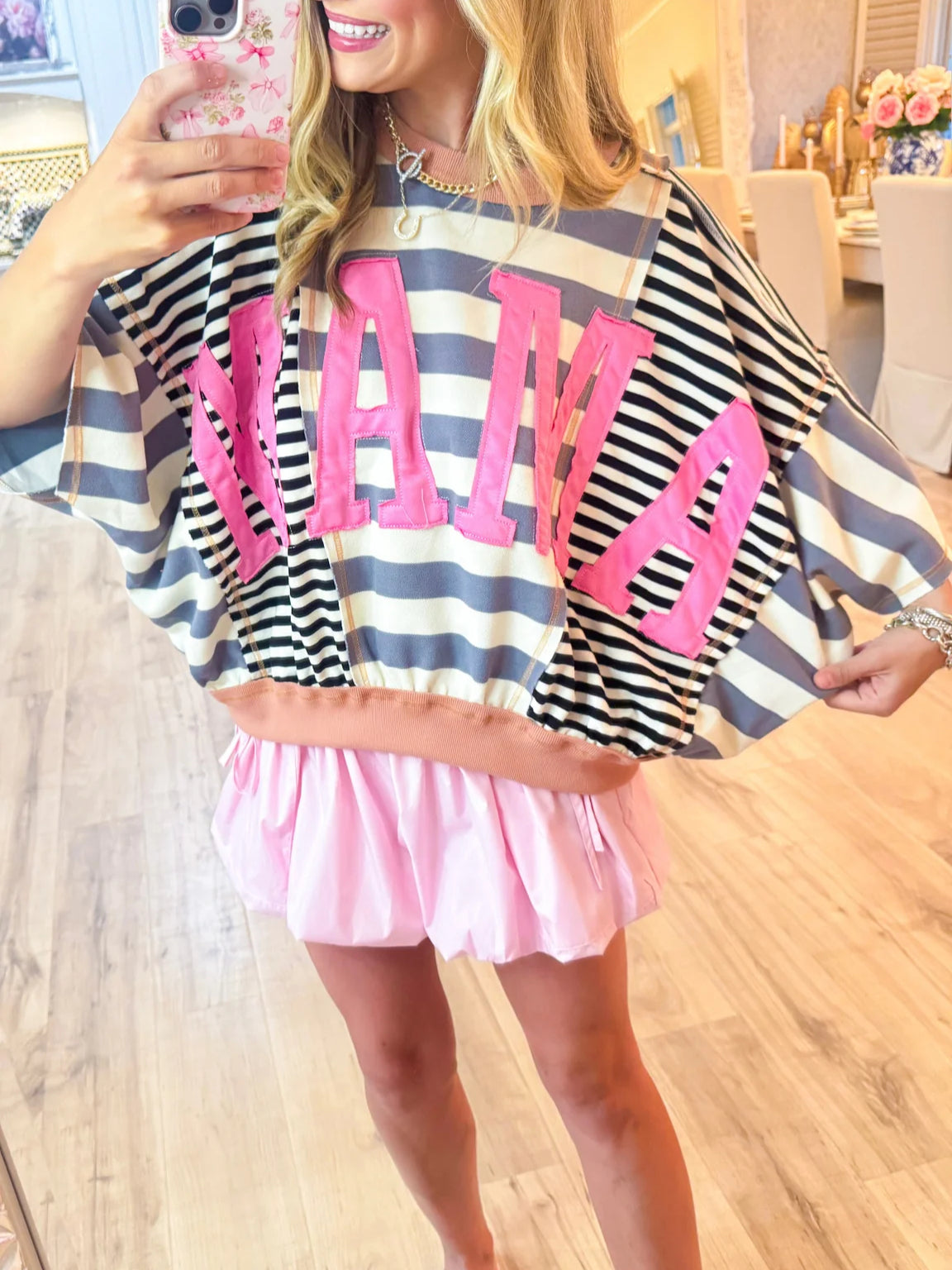 Multi Color Mama Mix Match Top